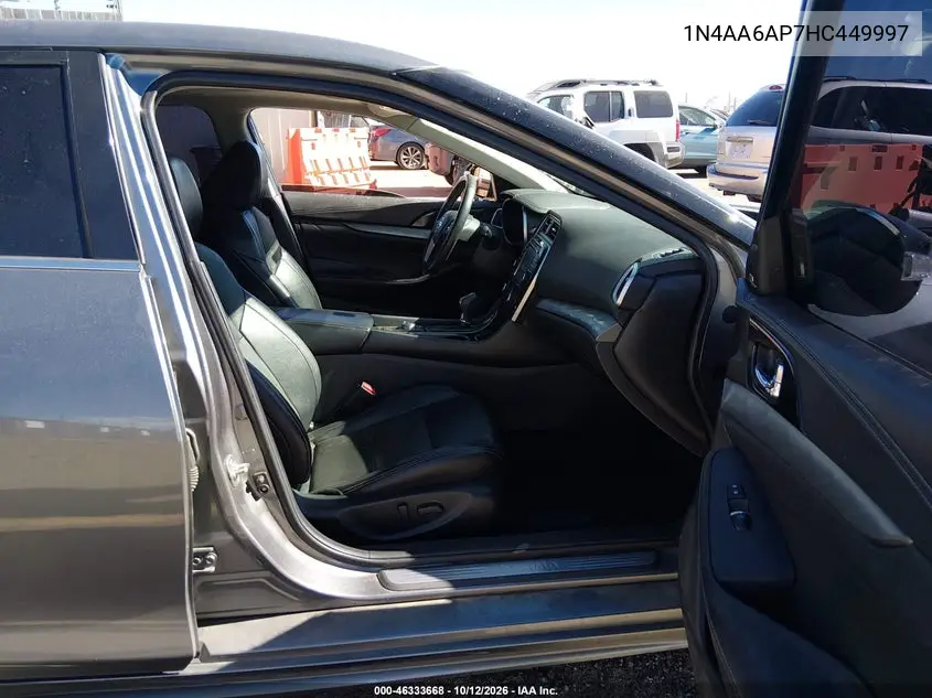 2017 NISSAN MAXIMA VIN 1N4AA6AP7HC449997 — фото 5