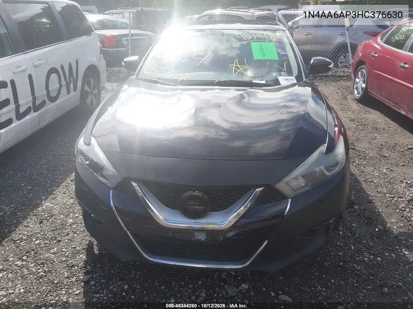 2017 NISSAN MAXIMA VIN 1N4AA6AP3HC376630 — фото 11