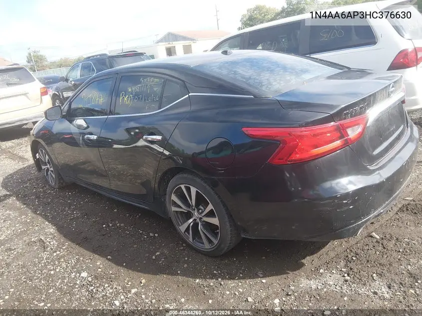 2017 NISSAN MAXIMA VIN 1N4AA6AP3HC376630 — фото 13