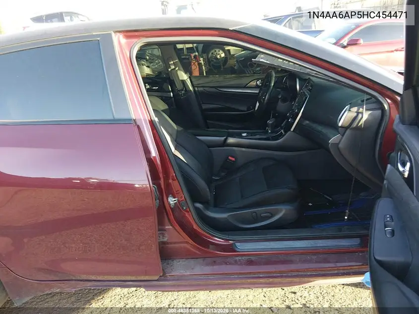 2017 NISSAN MAXIMA VIN 1N4AA6AP5HC454471 — фото 5