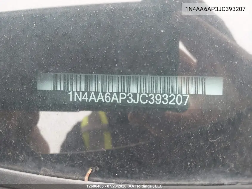 2018 NISSAN MAXIMA VIN 1N4AA6AP3JC393207 — фото 18