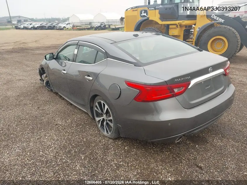2018 NISSAN MAXIMA VIN 1N4AA6AP3JC393207 — фото 3
