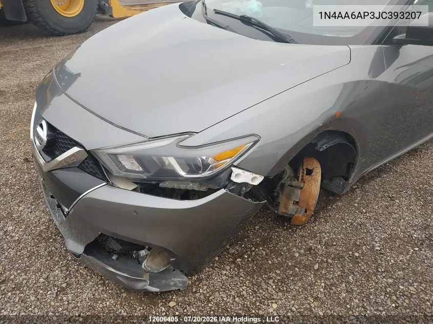 2018 NISSAN MAXIMA VIN 1N4AA6AP3JC393207 — фото 6