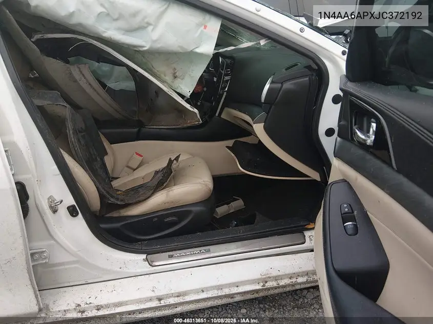 2018 NISSAN MAXIMA VIN 1N4AA6APXJC372192 — фото 5