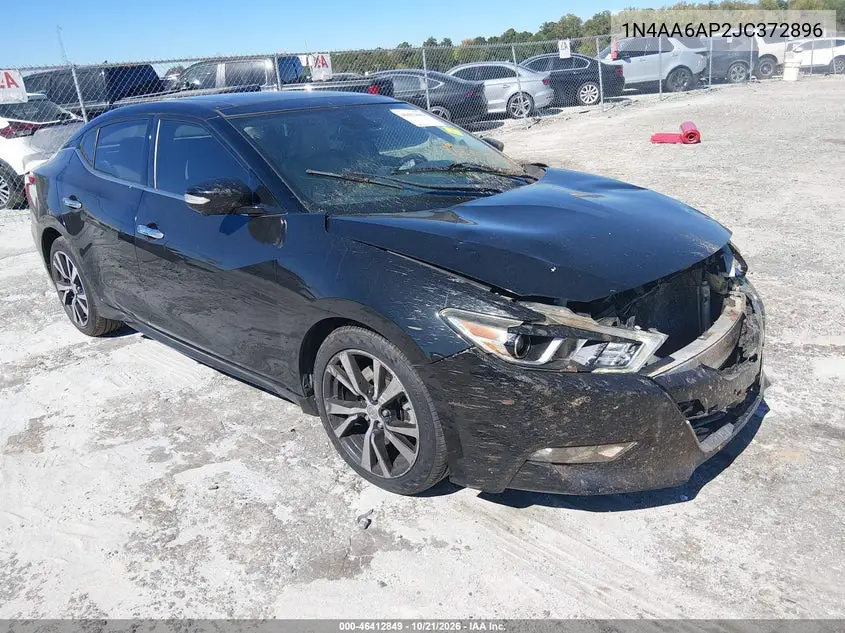 NISSAN MAXIMA 2018, VIN 1N4AA6AP2JC372896