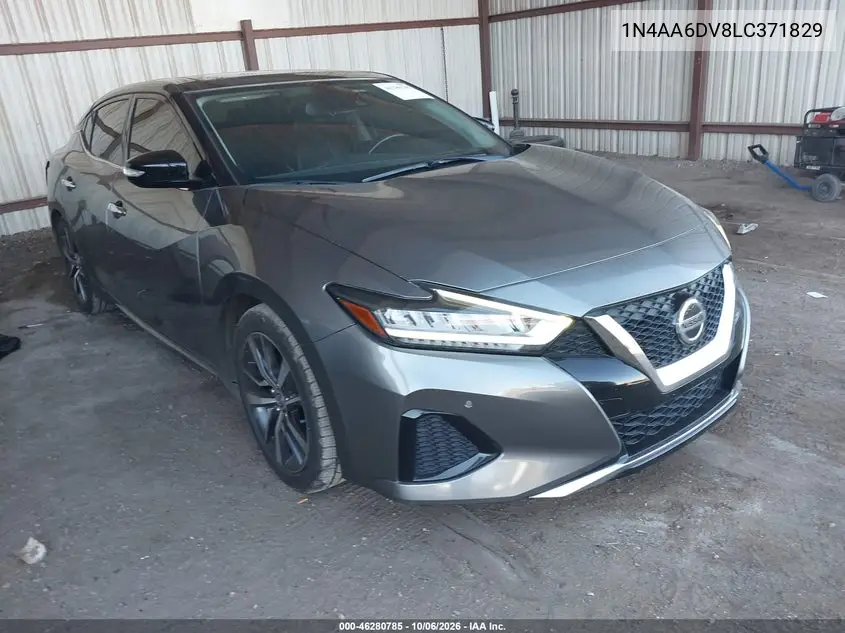 NISSAN MAXIMA 2020, VIN 1N4AA6DV8LC371829