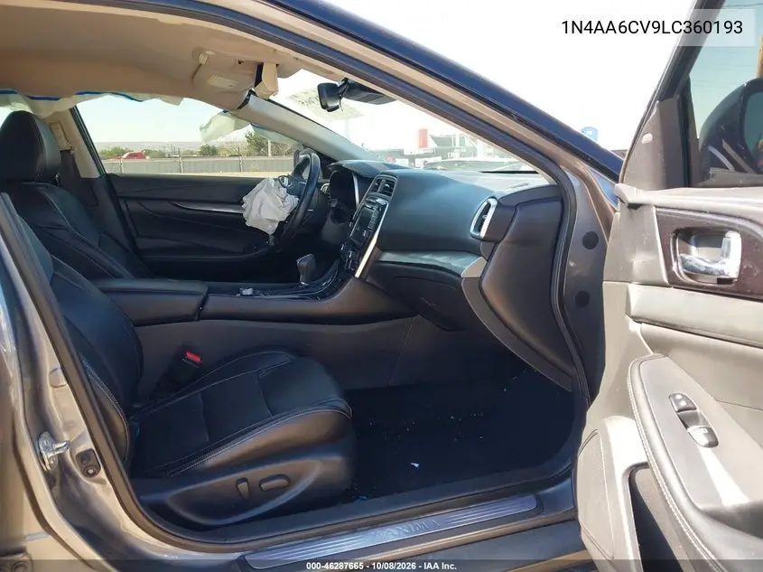 2020 NISSAN MAXIMA VIN 1N4AA6CV9LC360193 — фото 5