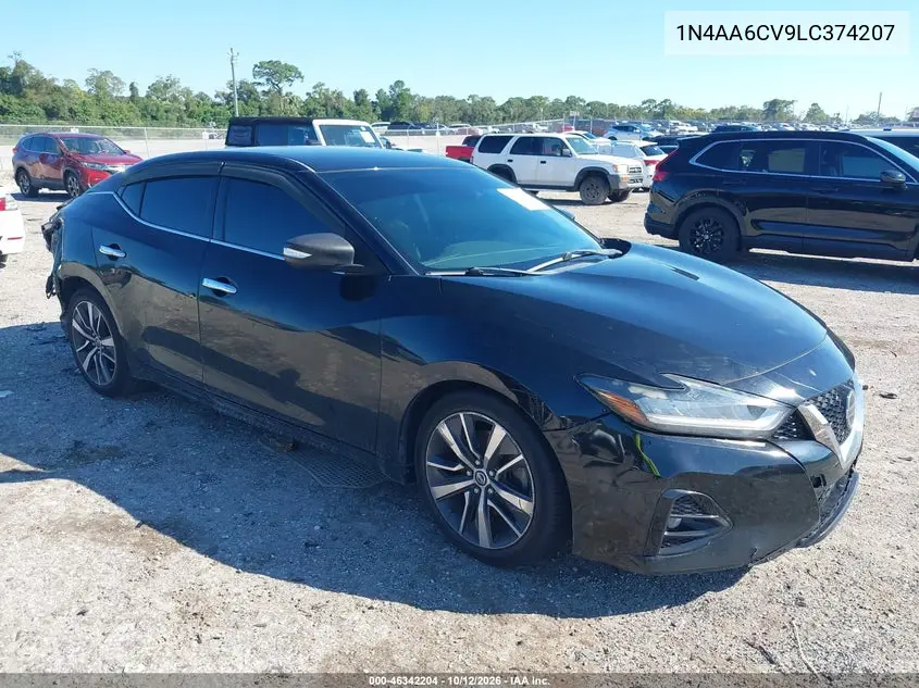 NISSAN MAXIMA 2020, VIN 1N4AA6CV9LC374207