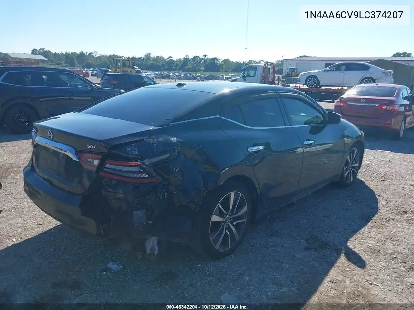 2020 NISSAN MAXIMA VIN 1N4AA6CV9LC374207 — фото 4