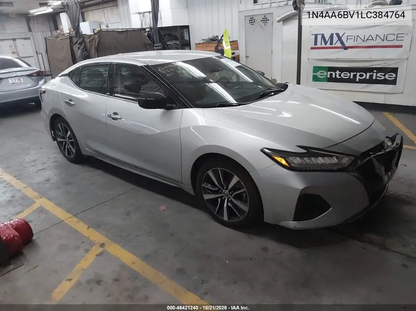 NISSAN MAXIMA 2020, VIN 1N4AA6BV1LC384764