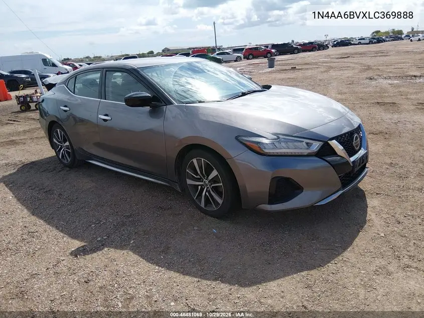NISSAN MAXIMA 2020, VIN 1N4AA6BVXLC369888