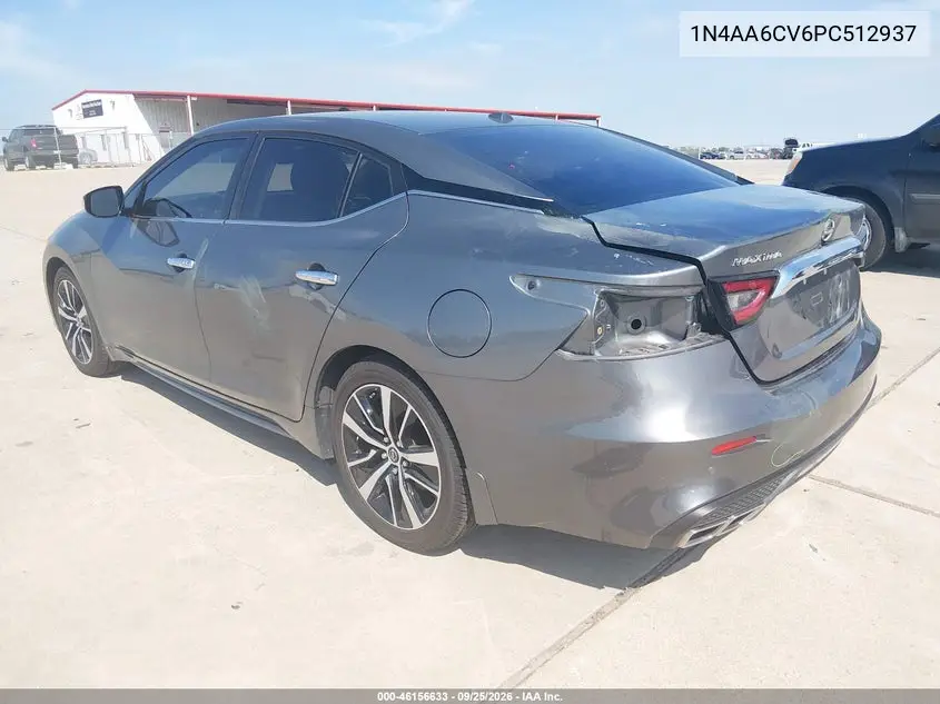 2023 NISSAN MAXIMA VIN 1N4AA6CV6PC512937 — фото 3