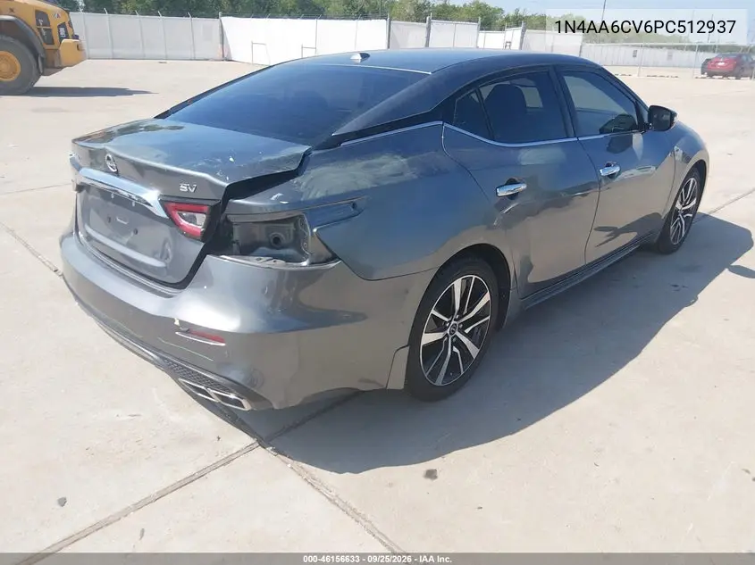 2023 NISSAN MAXIMA VIN 1N4AA6CV6PC512937 — фото 4