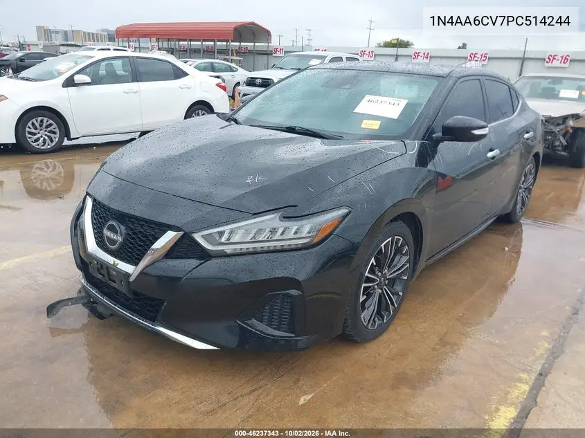 2023 NISSAN MAXIMA VIN 1N4AA6CV7PC514244 — фото 2