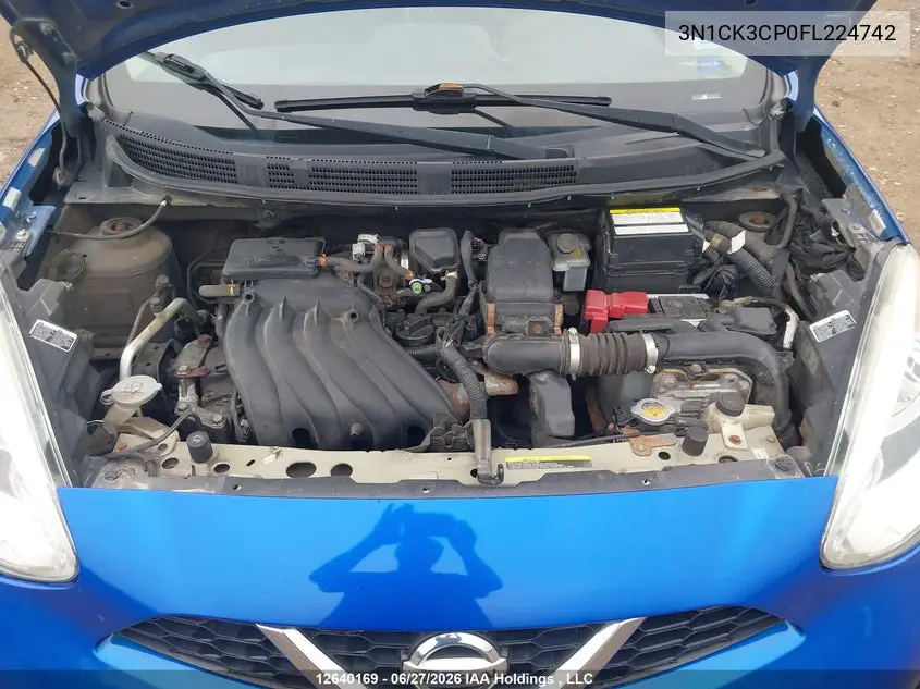 2015 NISSAN MICRA VIN 3N1CK3CP0FL224742 — фото 10