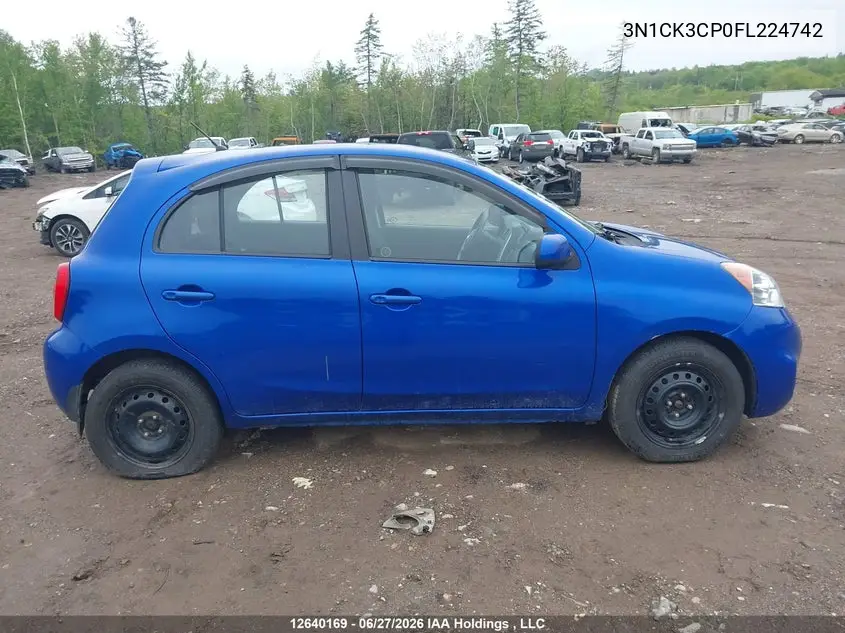 2015 NISSAN MICRA VIN 3N1CK3CP0FL224742 — фото 13