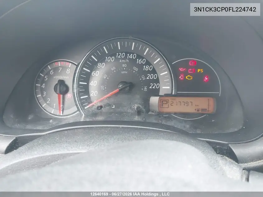 2015 NISSAN MICRA VIN 3N1CK3CP0FL224742 — фото 7