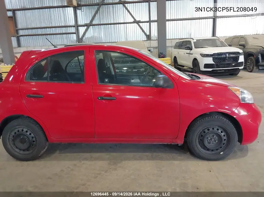 2015 NISSAN MICRA VIN 3N1CK3CP5FL208049 — фото 13