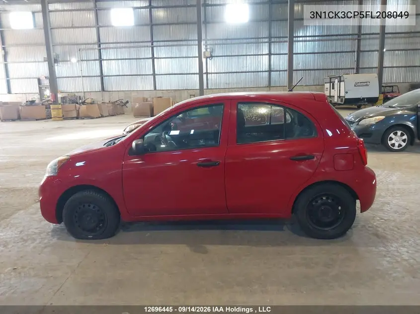 2015 NISSAN MICRA VIN 3N1CK3CP5FL208049 — фото 14