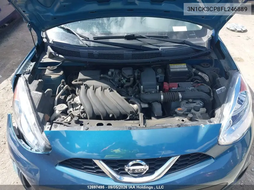 2015 NISSAN MICRA VIN 3N1CK3CP8FL246889 — фото 10