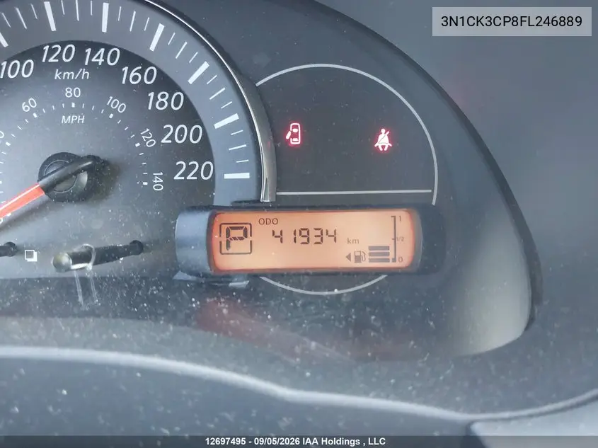 2015 NISSAN MICRA VIN 3N1CK3CP8FL246889 — фото 16