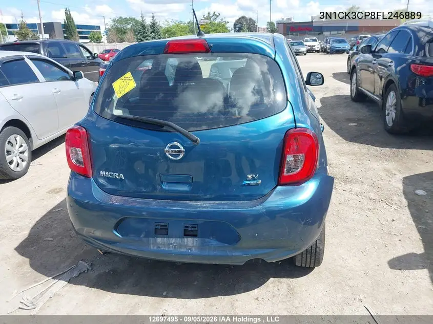 2015 NISSAN MICRA VIN 3N1CK3CP8FL246889 — фото 17