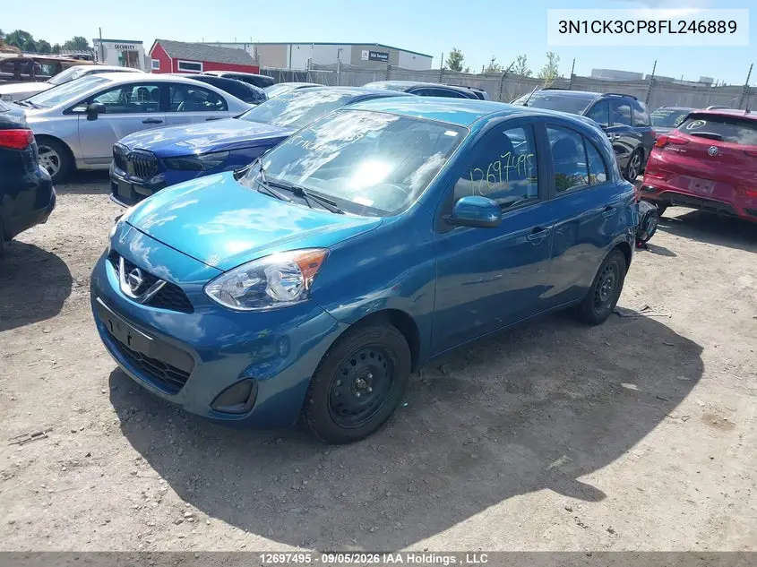 2015 NISSAN MICRA VIN 3N1CK3CP8FL246889 — фото 2