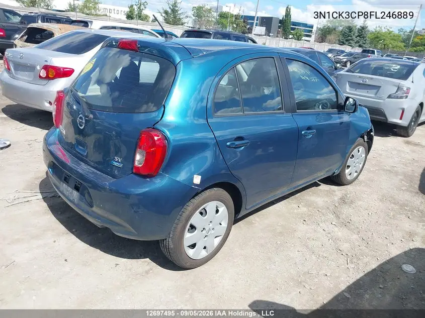 2015 NISSAN MICRA VIN 3N1CK3CP8FL246889 — фото 4