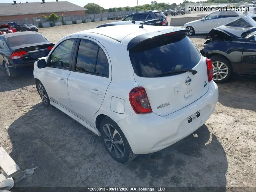 2015 NISSAN MICRA VIN 3N1CK3CP3FL235508 — фото 3