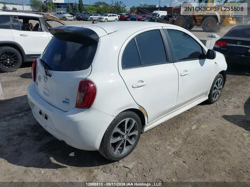 2015 NISSAN MICRA VIN 3N1CK3CP3FL235508 — фото 4