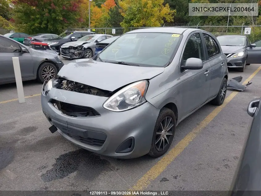 2015 NISSAN MICRA VIN 3N1CK3CPXFL200464 — фото 2