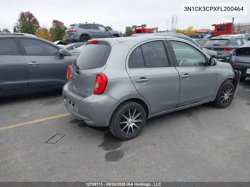 2015 NISSAN MICRA VIN 3N1CK3CPXFL200464 — фото 4