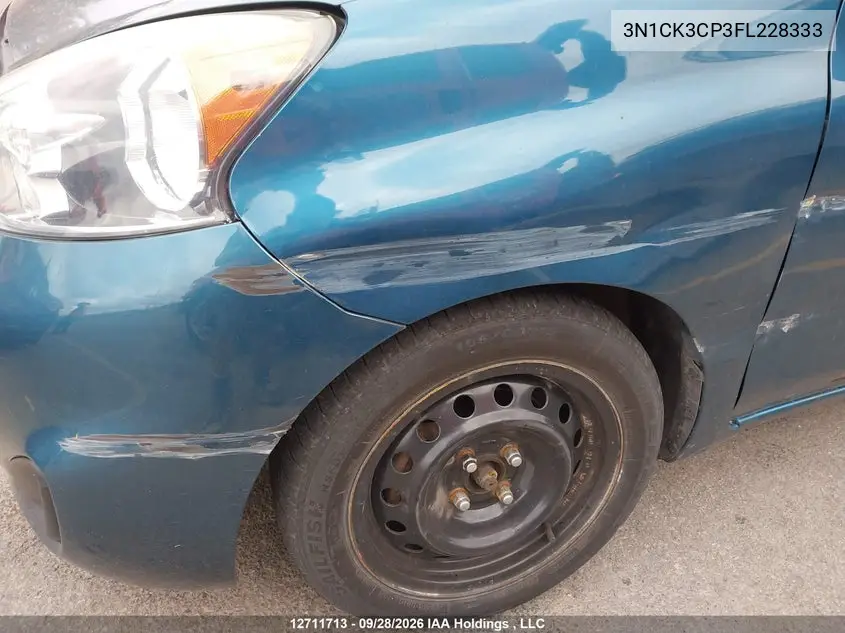 2015 NISSAN MICRA VIN 3N1CK3CP3FL228333 — фото 12