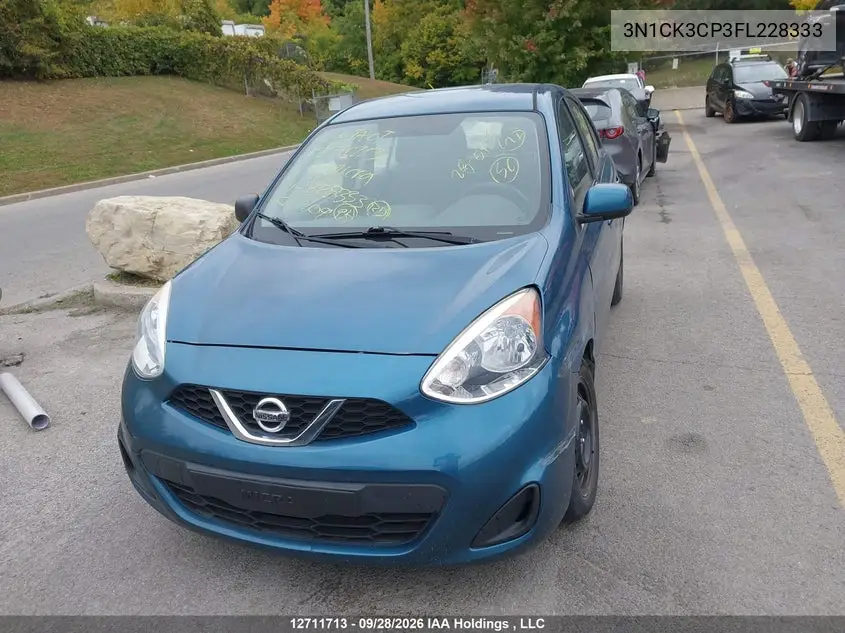2015 NISSAN MICRA VIN 3N1CK3CP3FL228333 — фото 13