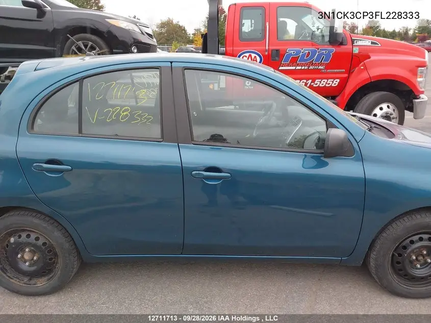 2015 NISSAN MICRA VIN 3N1CK3CP3FL228333 — фото 14