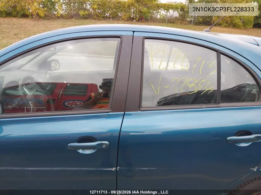 2015 NISSAN MICRA VIN 3N1CK3CP3FL228333 — фото 15