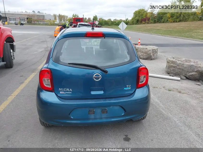 2015 NISSAN MICRA VIN 3N1CK3CP3FL228333 — фото 17