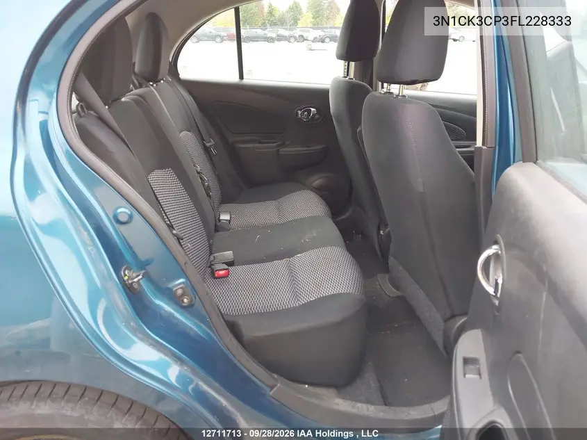 2015 NISSAN MICRA VIN 3N1CK3CP3FL228333 — фото 8