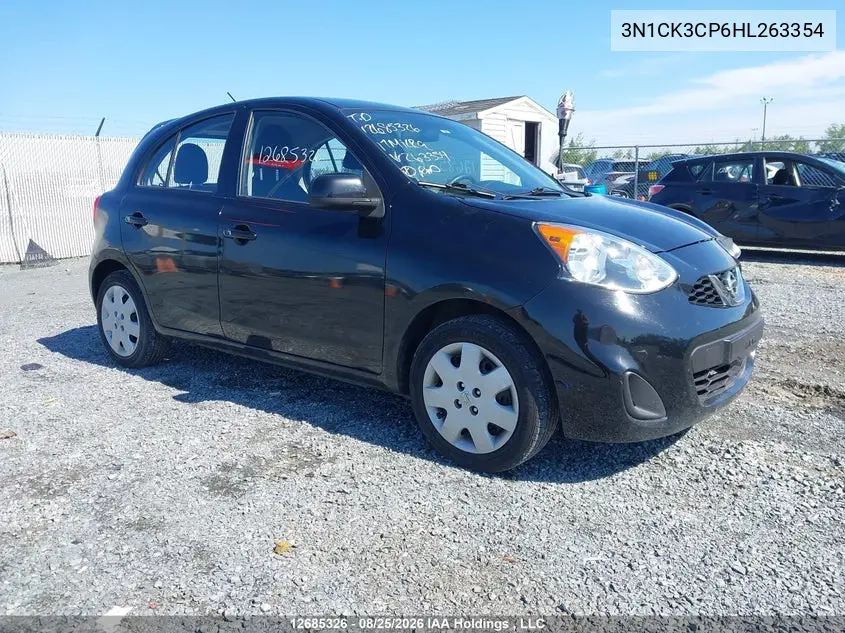 NISSAN MICRA 2017, VIN 3N1CK3CP6HL263354