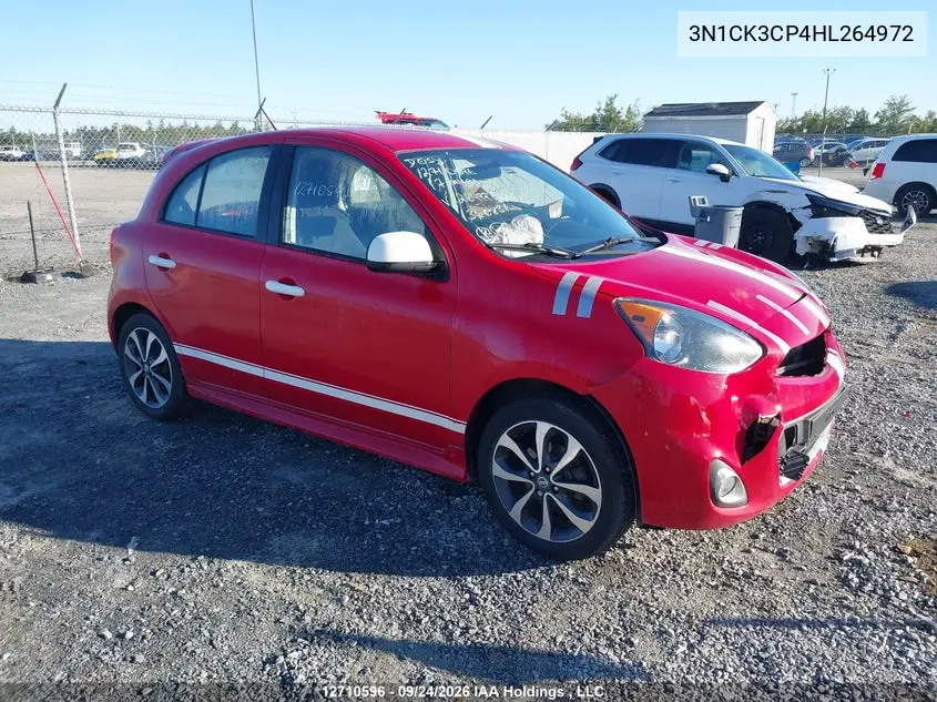 NISSAN MICRA 2017, VIN 3N1CK3CP4HL264972