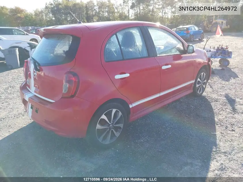 2017 NISSAN MICRA VIN 3N1CK3CP4HL264972 — фото 4