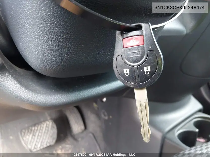 2018 NISSAN MICRA VIN 3N1CK3CPXJL248474 — фото 10