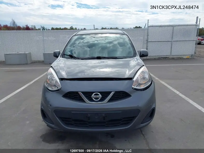 2018 NISSAN MICRA VIN 3N1CK3CPXJL248474 — фото 11