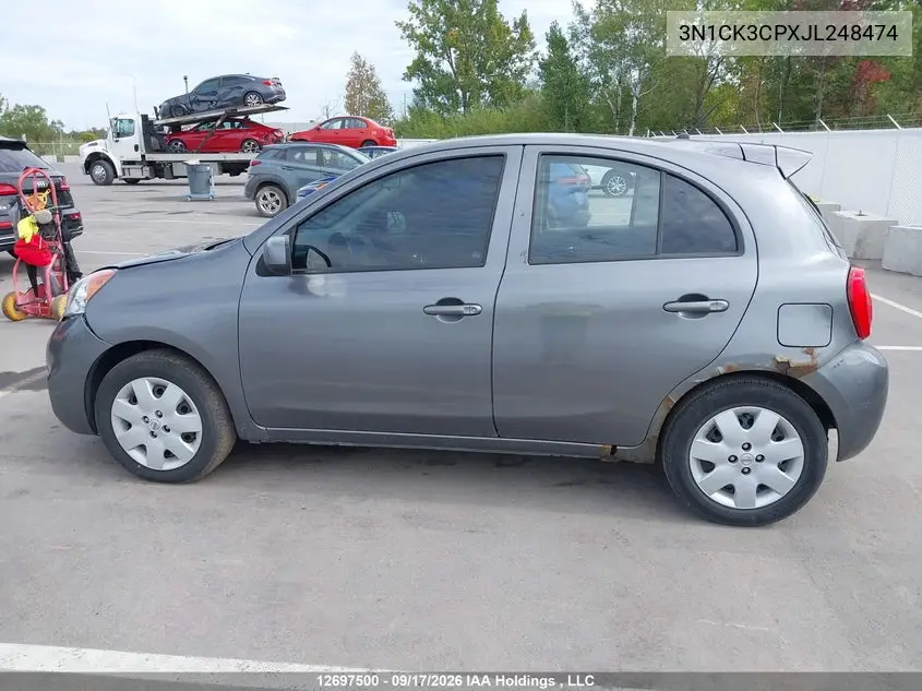 2018 NISSAN MICRA VIN 3N1CK3CPXJL248474 — фото 13