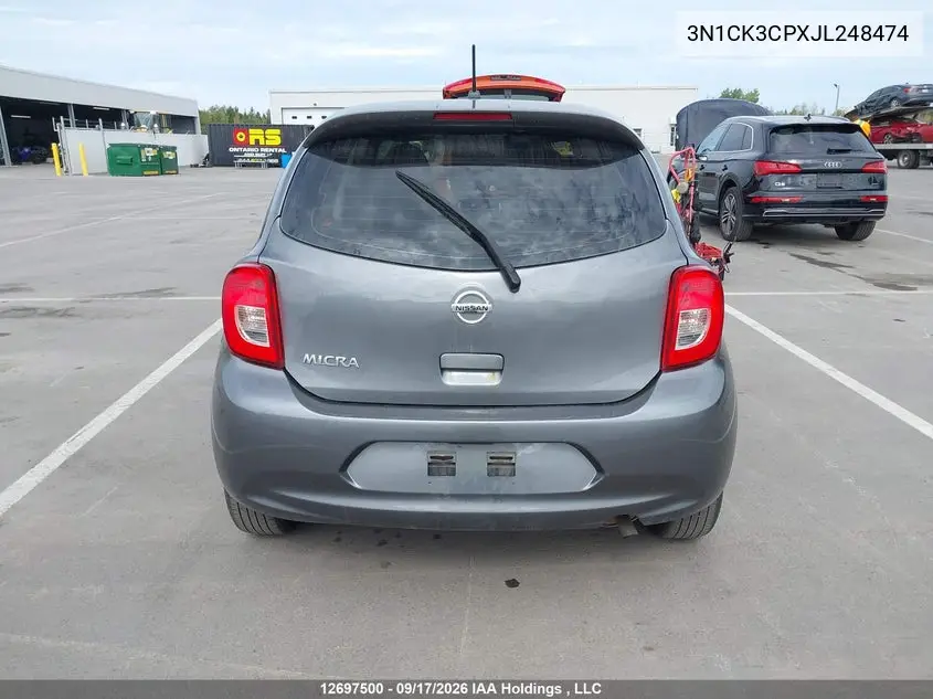 2018 NISSAN MICRA VIN 3N1CK3CPXJL248474 — фото 15