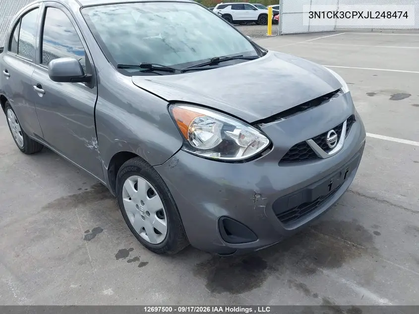 2018 NISSAN MICRA VIN 3N1CK3CPXJL248474 — фото 6