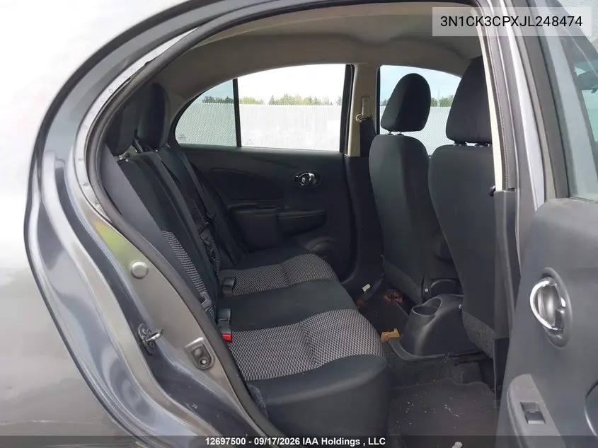 2018 NISSAN MICRA VIN 3N1CK3CPXJL248474 — фото 8