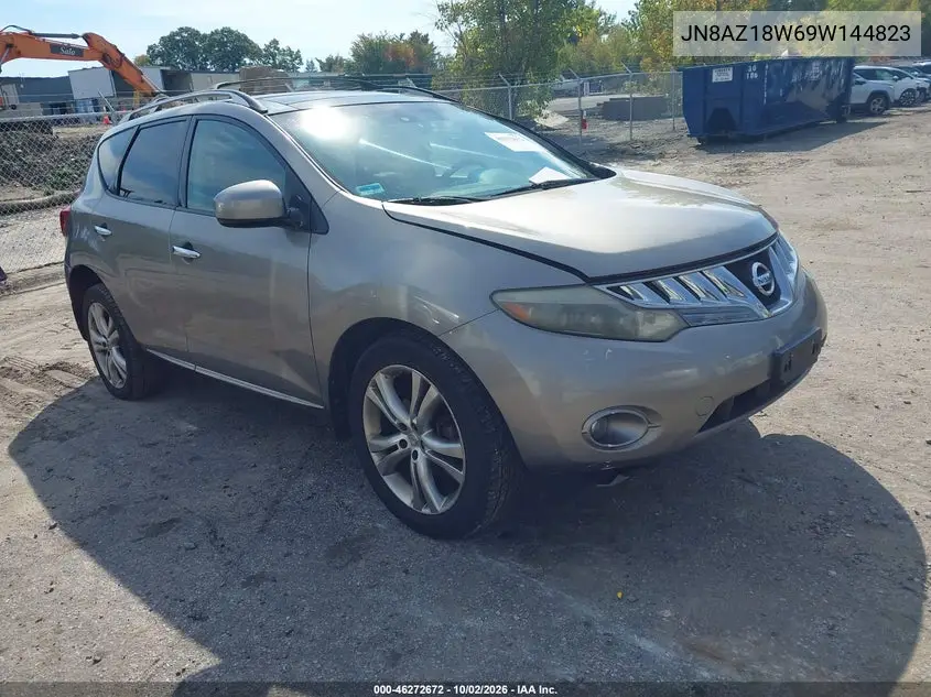 NISSAN MURANO 2009, VIN JN8AZ18W69W144823