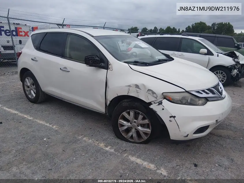 NISSAN MURANO 2013, VIN JN8AZ1MU9DW211976