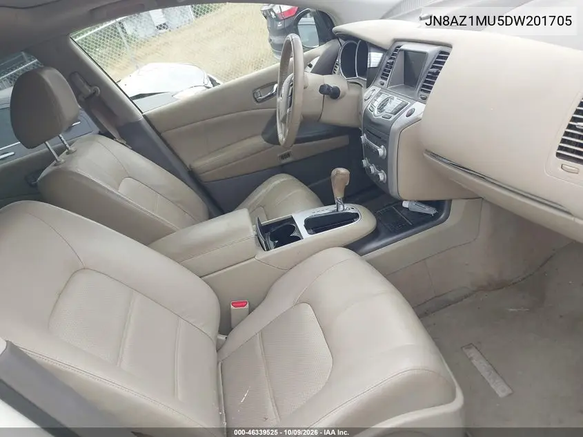 2013 NISSAN MURANO VIN JN8AZ1MU5DW201705 — фото 5